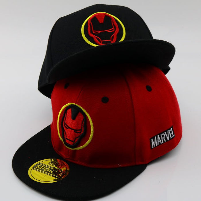 Wholesale Trendy Kids Baseball Cap Red Embroidered Street Style Hat For Summer