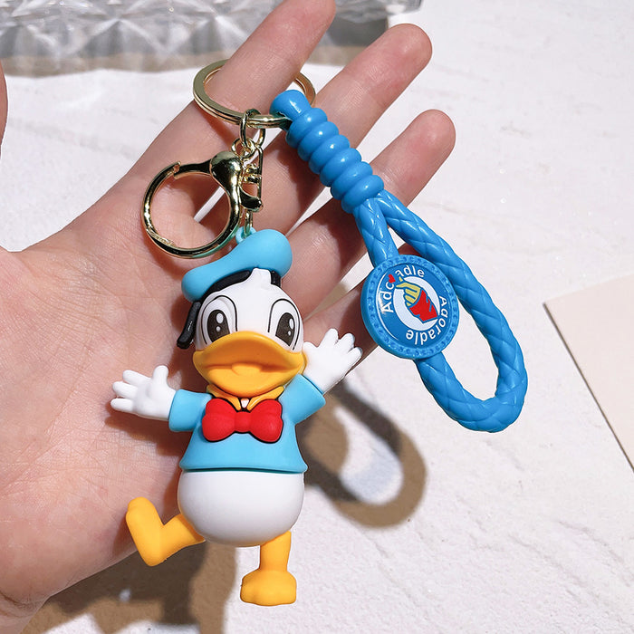 Wholesale Cartoon Silicone Doll Keychain JDC-KC-QiChao049