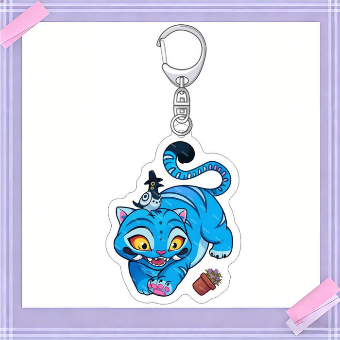 Wholesale 10pcs/set K-POP anime merchandise acrylic keychains and pendants