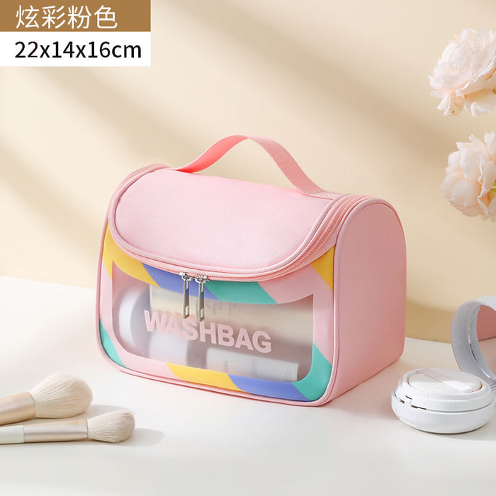 Wholesale Cosmetic bag large capacity cosmetic storage bag portable waterproof toiletry bag