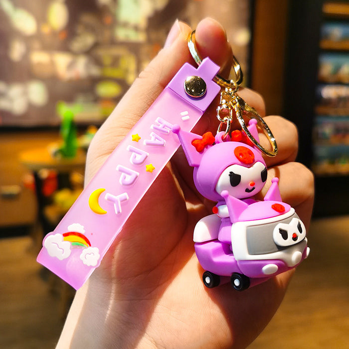 Wholesale Cartoon Silicone Doll Keychain JDC-KC-Tingm288