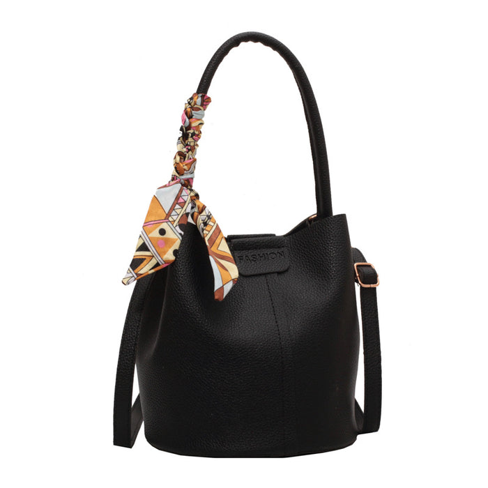 Wholesale Large capacity fashionable shoulder bag with a niche texture, crossbody bucket bag