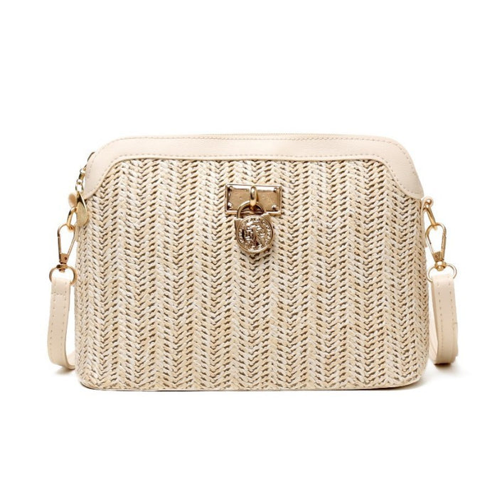 Wholesale Shell Shape Woven PVC Handbag Crossbody Shoulder Bag Fashion Accessory Boutique Resale