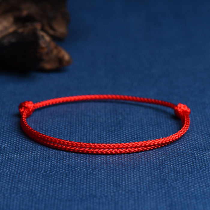 Wholesale Handmade Red Rope Bracelet, Simple Bracelet, Foot Chain, New Hand Rope Set, Versatile