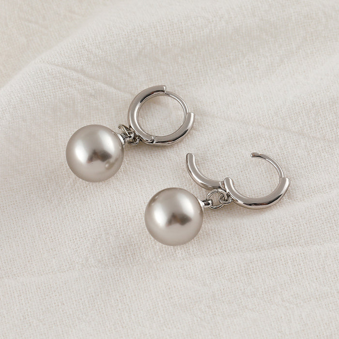 Wholesale Pearl Ear Buckle Earrings Earrings Pendants Temperament Earrings Earrings Earrings Earrings Clips No Earholes