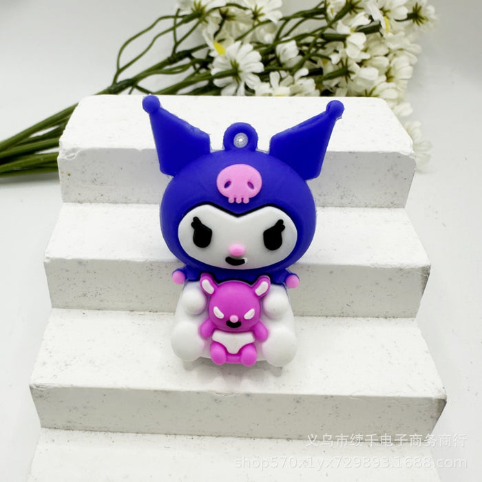 Wholesale Cartoon keychain, car keychain, blind box, doll accessories, exquisite