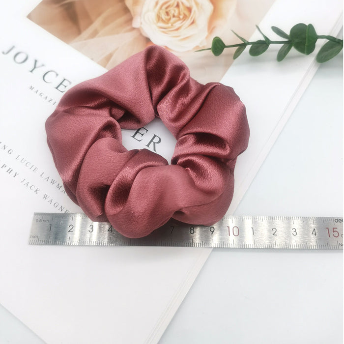 Wholesale Hair accessories: Solid color satin headband, retro and simple, large hair string