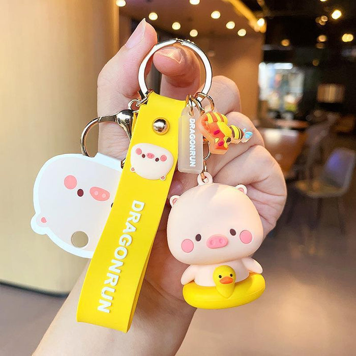 Wholesale Cartoon Silicone Keychain JDC-KC-MZL015