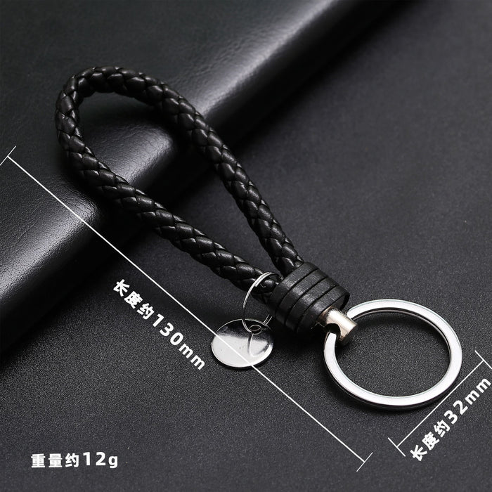 Wholesale Leather Woven Keychains, Car Accessories, Couple Bags, Accessories JDC-KC-BD006