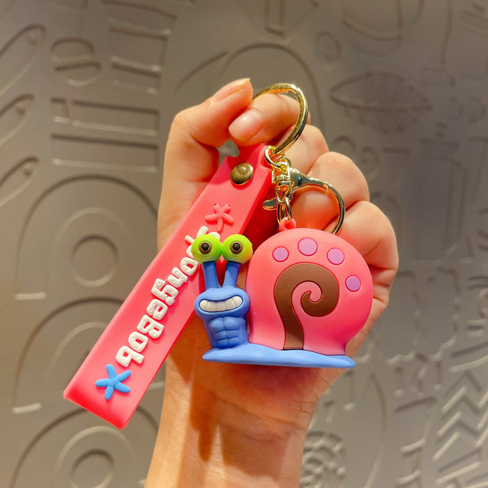 Wholesale Silicone Cute Cartoon Keychain JDC-KC-Chaow006