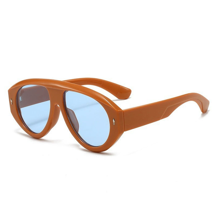 Wholesale  wine-red framed sunglasses