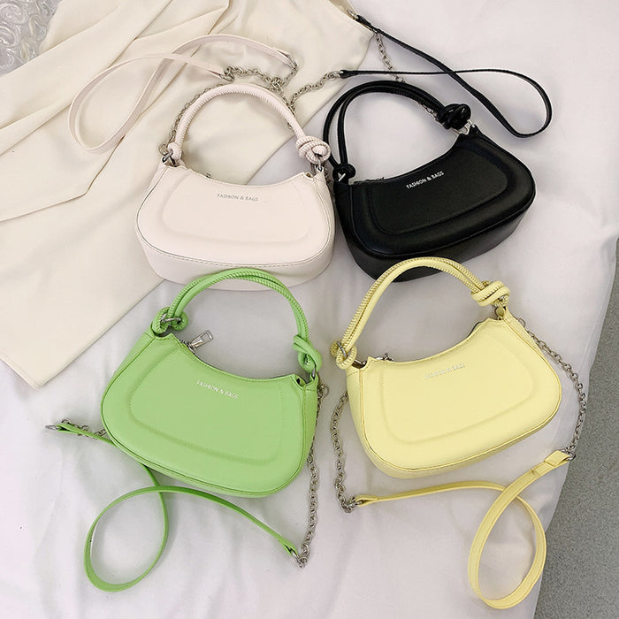 Wholesale New Fashionable Single Shoulder Underarm Bag with Simple, Casual and Western Style Cross Shoulder Small Square Bag