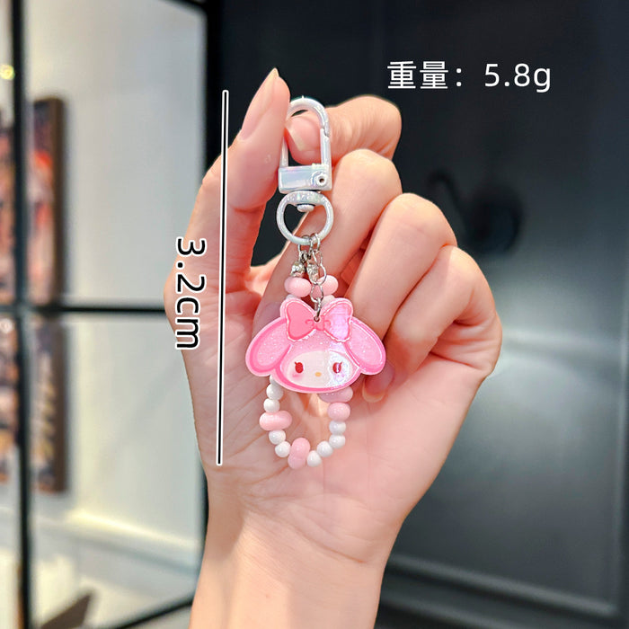 Wholesale Handmade Beaded Cute Mobile Phone Chain  Accessories  Bracelet Keychain Pendant