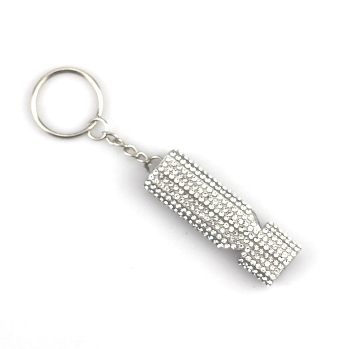 Wholesale Alloy Diamond Whistle Keychain JDC-KC-TouMS027