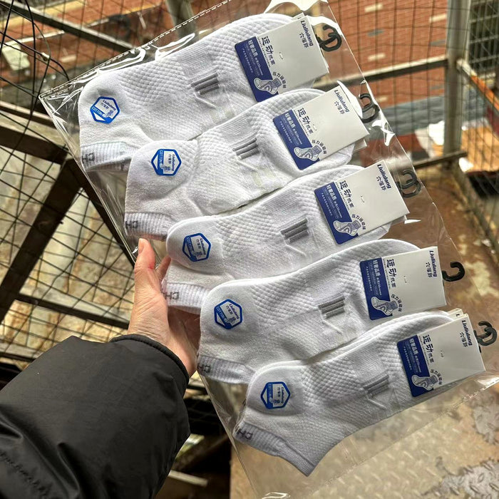 Wholesale Combed cotton shallow mouth socks, sweat absorbing boat socks, short tube socks