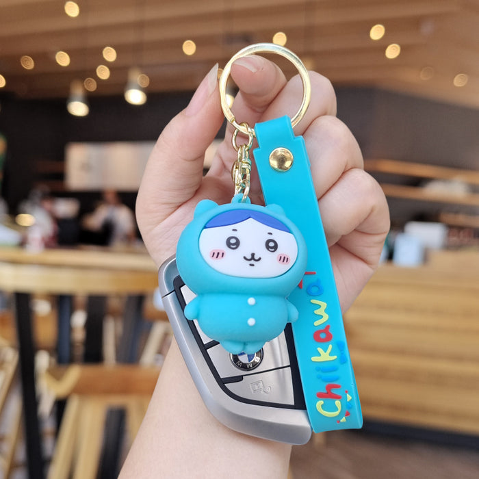 Wholesale Cartoon Silicone Doll Keychain JDC-KC-ZhuoRan017