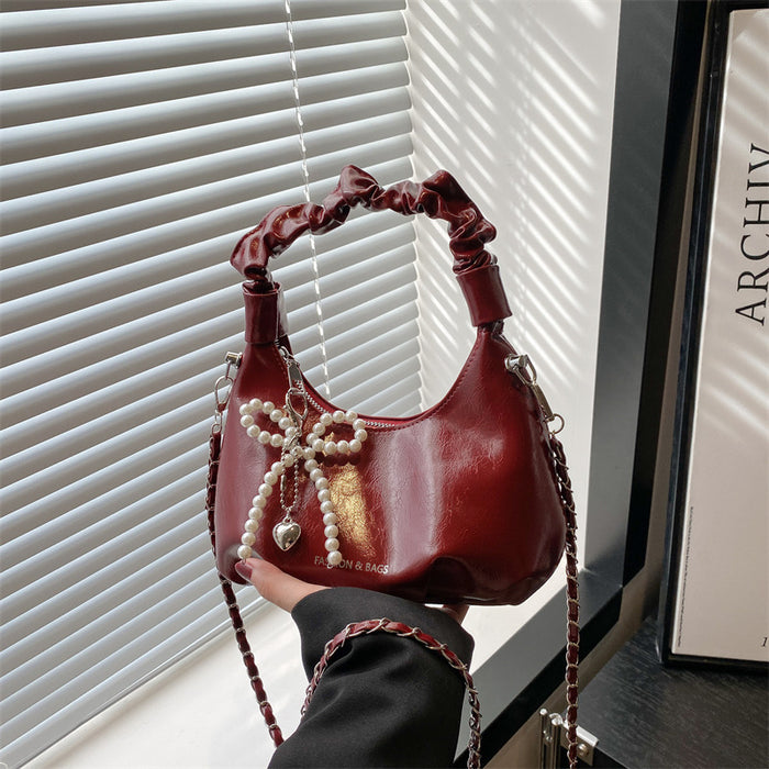 Wholesale Soft leather handbag with a Western style, crossbody versatile bag, shoulder bag