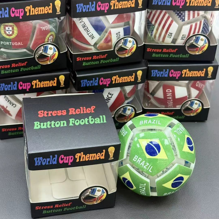Wholesale 2026 Press Light Soccer Stress Toy Keychain Boutique Gift MOQ: 2