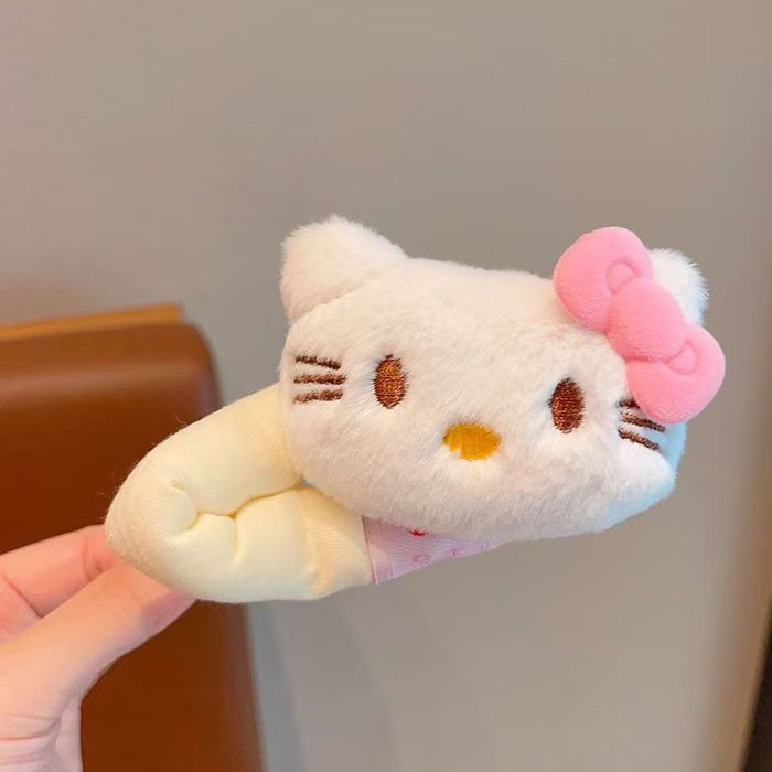 Wholesale Cute plush hair clip, bow, cartoon hair clip