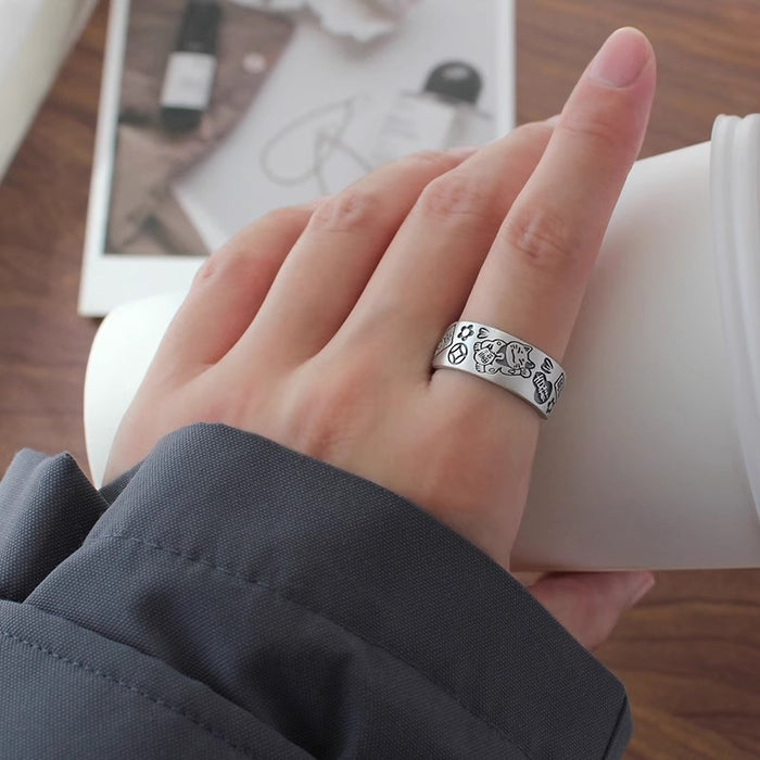 Wholesale Ring, niche, high-end, adjustable opening, index finger ring