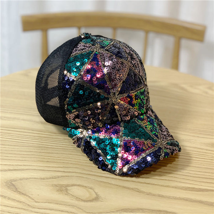 Wholesale Mesh Hat Thin Peaked Cap Trendy Ins Baseball Cap Large Brim