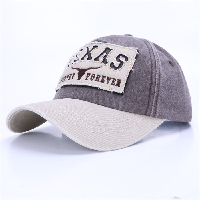 Wholesale Alphabet baseball cap, fashionable retro casual sun hat, autumn spring summer men's duckbill cap