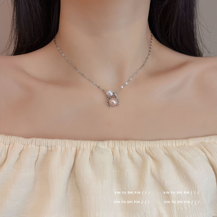Wholesale Personalized design heart necklace exquisite and versatile collarbone chain