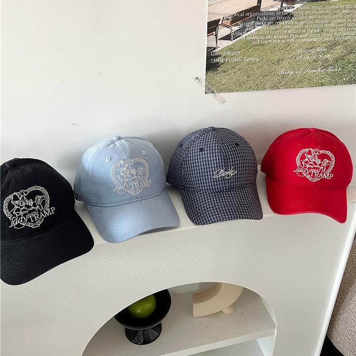 Wholesale Letter Embroider Soft Top Baseball Cap for Women Spring and Summer Trend