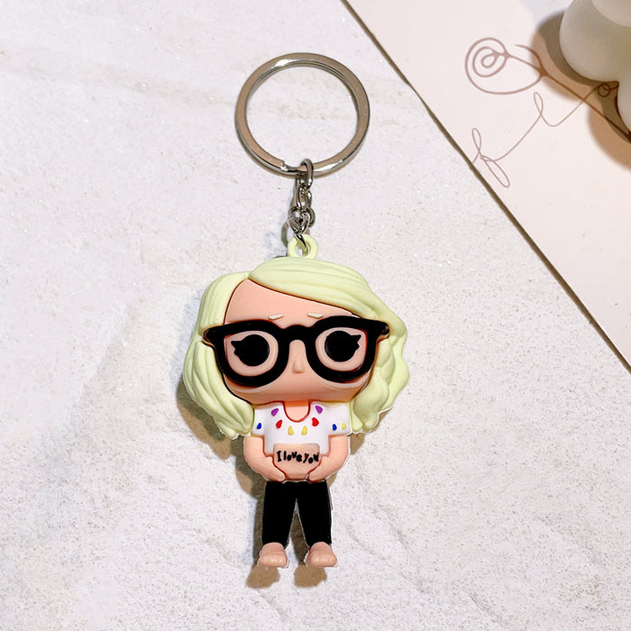 Wholesale Cartoon Star bag pendant Keychains
