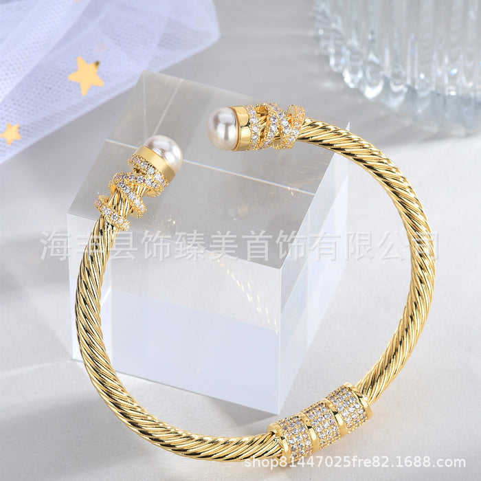 Wholesale Simple open adjustable gold sand bracelet for women,  fashionable and simple,  versatile bracelet