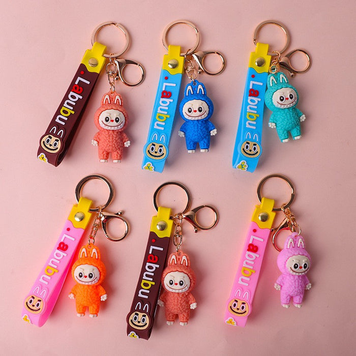 Wholesale Couple Cartoon Backpack Keychain