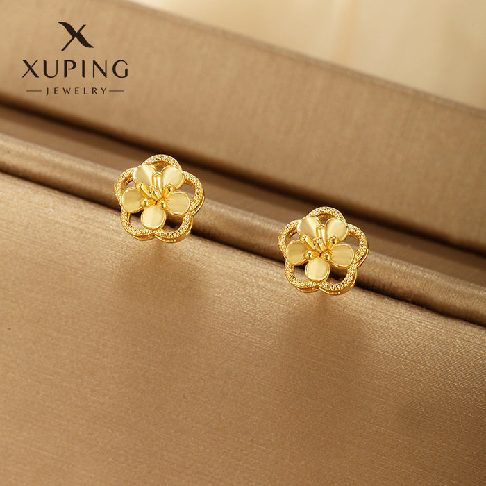 Wholesale Fairy Style Plant Flowers Retro Simple Temperament Design Earrings JDC-ES-XP004