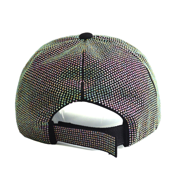 Wholesale Baseball cap with full rhinestone embellishment