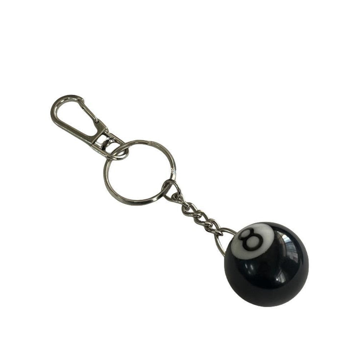 Wholesale Metal Keychain Black and White Dice Waist Accessories Key Pendant