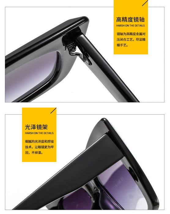 Wholesale Retro Cat-Eye Ocean-Tinted Sunglasses