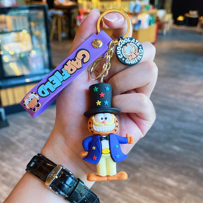 Wholesale Cartoon Cowboy Keychain Cross-Dressing Doll Couple Bag Pendant Boutique Student School Bag Pendant