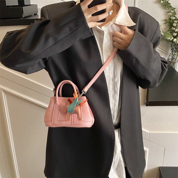 Wholesale Children's bag with high-end lychee pattern mini garden bag, girls' parent-child fashion show crossbody bag