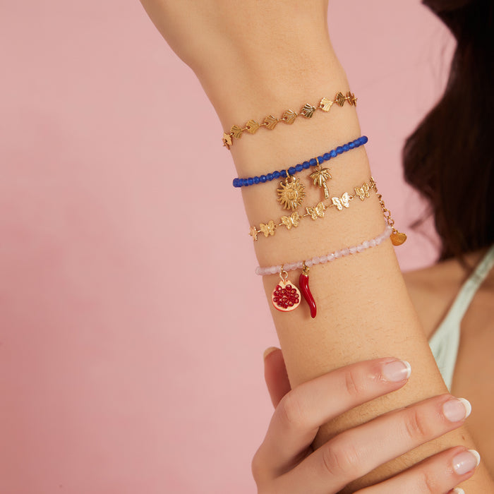 Wholesale Original Design Natural Stone Bracelet Paired with Fashionable Personalized Pendant, Temperament, Hand Accessories Wholesale