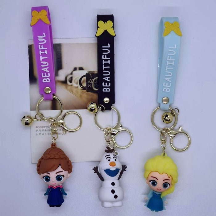 Wholesale Cartoon cure cute characters Keychain Pendant Bag Car Keychain Accessories