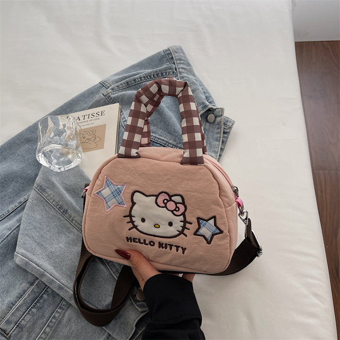 Wholesale Cute embroidered cartoon large capacity shoulder bags