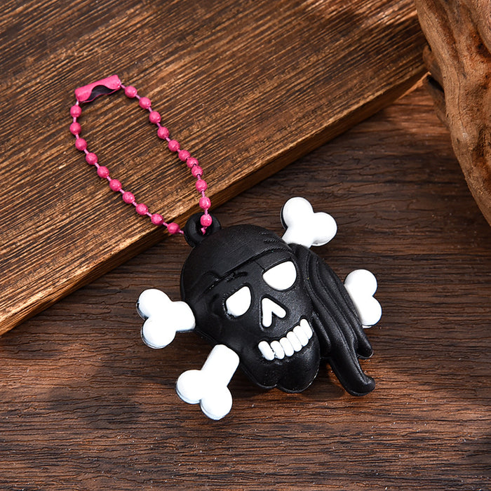 Wholesale  keychain trick-or-treating ghost pumpkin keychain  pendant chain skull ghost key chain