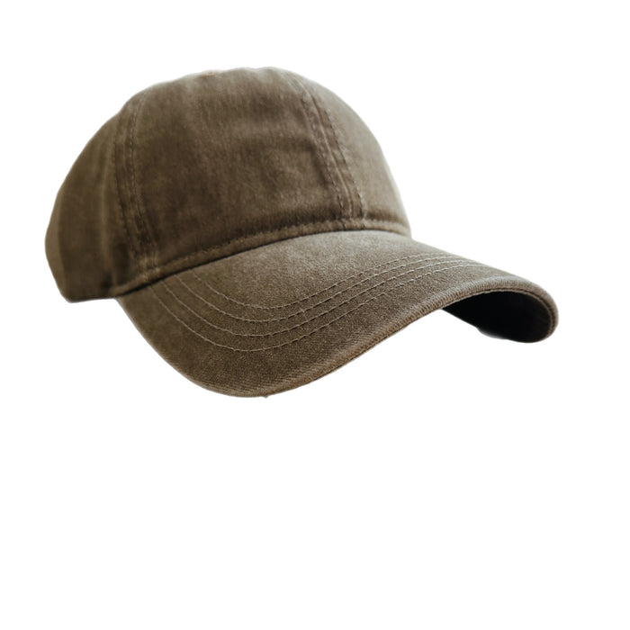 Wholesale The new washed cotton soft top duckbill cap is suitable for versatile baseball caps