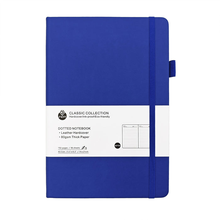 Wholesale Trendy Red Faux Leather A5 Notebook with Weather Lines