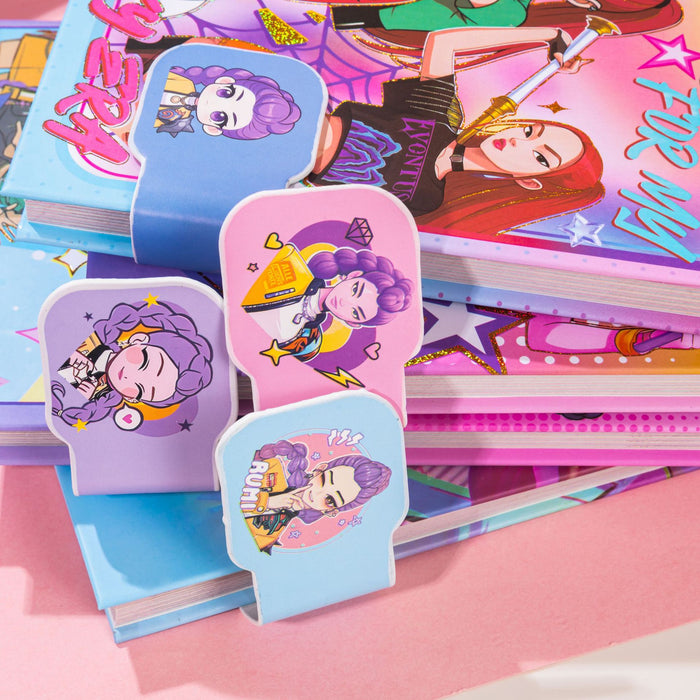 Wholesale K-POP Magnetic  Cartoon Anime Colored Notebook
