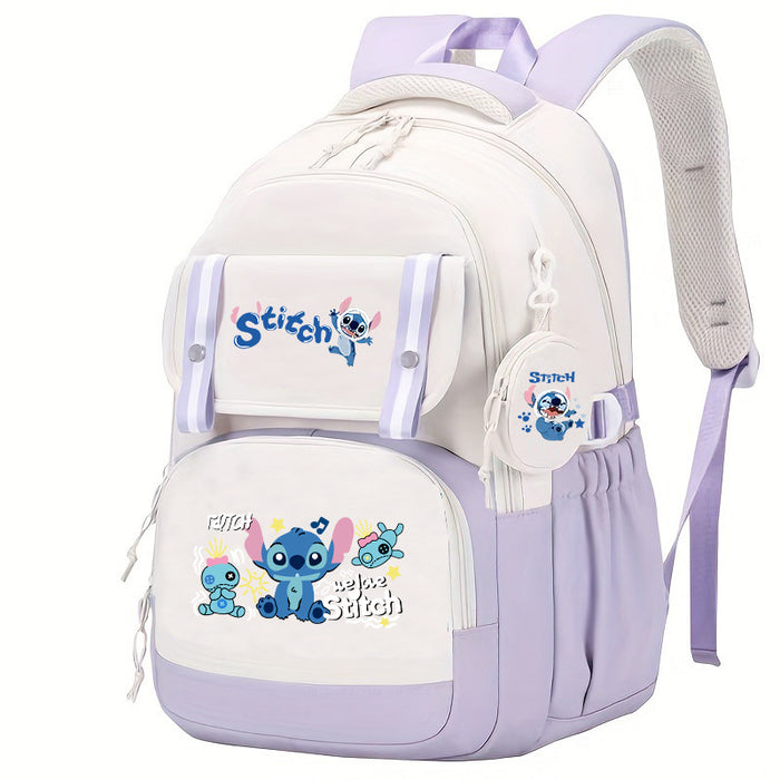 Wholesale Cartoon-themed printed backpack for primary and secondary school students with spine protection