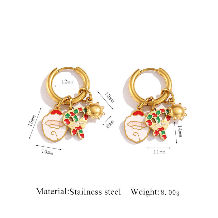 Wholesale Christmas-themed design earrings