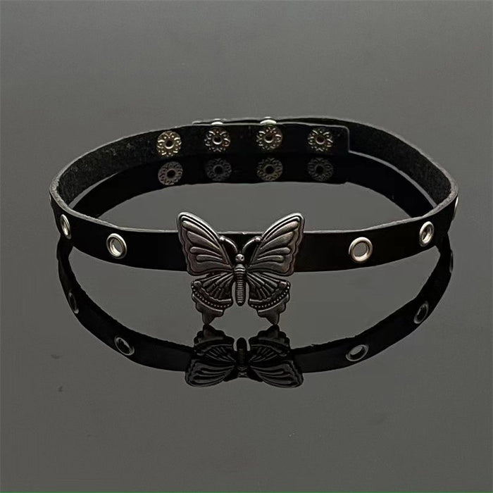 Wholesale Butterfly Multi Layered Leather Bracelet JDC-BT-YanH008