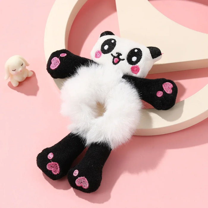 Wholesale  Cartoon Plush Cat  Simple Hair Scrunchies