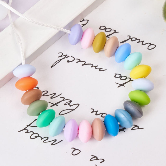 Wholesale 100PCS 12mm Abacus Silicone Beads JDC-BDS-YuanFa001