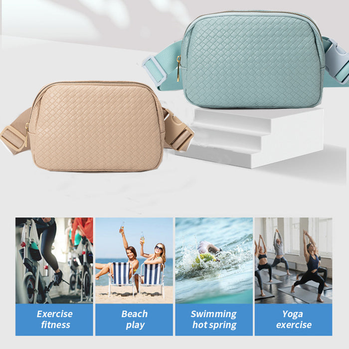 Wholesale Waist Bag Crossbody Bag Chest Bag Woven Shoulder Bag Backpack